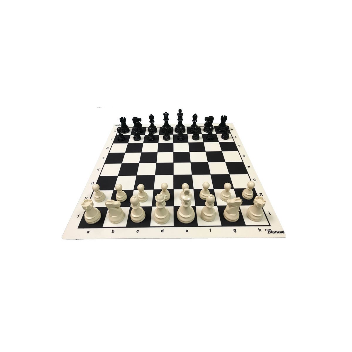 Set de ajedrez DGT Nº 5 – Tablero plástico de torneo con piezas plomadas
