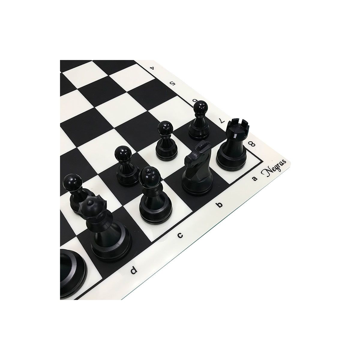 Set de ajedrez DGT Nº 5 – Tablero plástico de torneo con piezas plomadas
